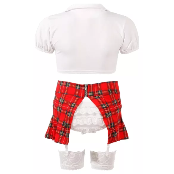 Cottelli - Costume écolière sexy - 5 pièces - L