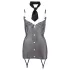 Cottelli - Costume secrétaire rayé - déguisement sexy femme - M