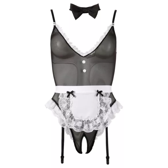 Cottelli - Body sexy de soubrette - lingerie noire