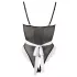 Cottelli - Body sexy de soubrette - lingerie noire - M