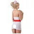 Cottelli - Costume infirmière sexy avec porte-jarretelles - blanc