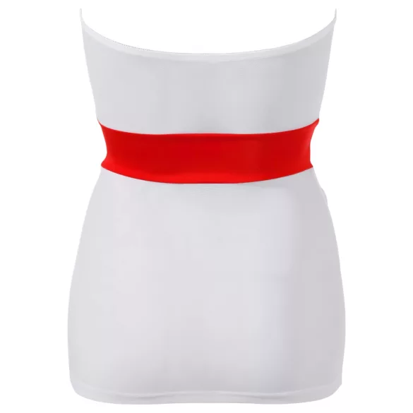 Cottelli - Costume infirmière sexy avec porte-jarretelles - blanc - L