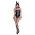 Cottelli Bunny - déguisement sexy lapine brillant (5 pièces)