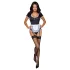 Cottelli - body de serveuse avec tablier (noir) - M