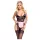 Cottelli - déguisement soubrette transparent - noir rose - L