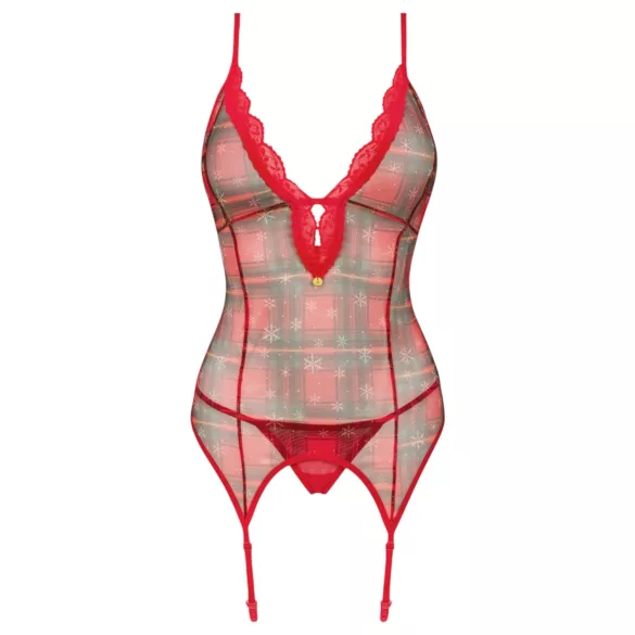 Obsessive Jollymore - ensemble de lingerie de Noël - XL/XXL