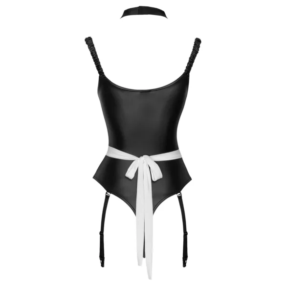 Cottelli - body de soubrette avec tablier (noir) - M