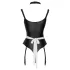 Cottelli - body de soubrette avec tablier (noir) - M