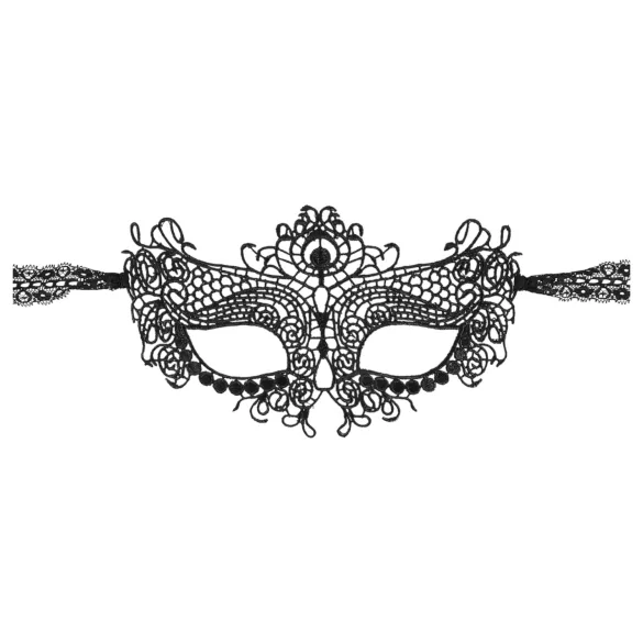 Cottelli - Masque effet dentelle brodé - noir