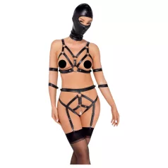 Bad Kitty - harnais corps et masque - noir