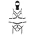 Bad Kitty - harnais corps et masque - noir