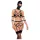 Bad Kitty - harnais corps et masque - noir - S