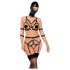Bad Kitty - Ensemble harnais et masque (noir) - L