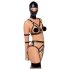 Bad Kitty - Ensemble harnais et masque (noir) - L