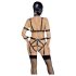Bad Kitty - Ensemble harnais et masque (noir) - L