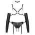 Bad Kitty - harnais bondage corps - ajustable - noir
