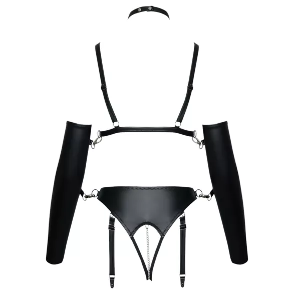 Bad Kitty - harnais bondage corps - ajustable - noir