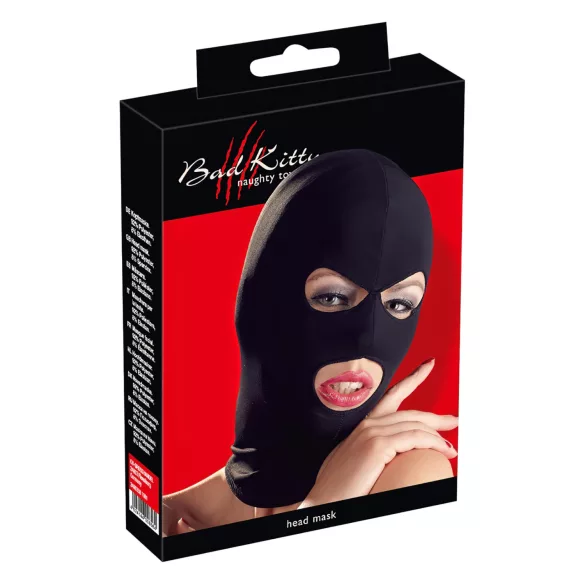 Bad Kitty - masque bouche et yeux ouverts - accessoire fétichiste