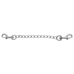 ZADO - double mousqueton métal avec chaîne 15 cm