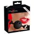 Bad Kitty - bâillon boule moyen - silicone noir