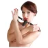 Bad Kitty - bâillon bouche avec petit gode - silicone noir