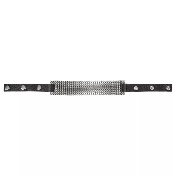 Bad Kitty - collier ras-du-cou strass - noir