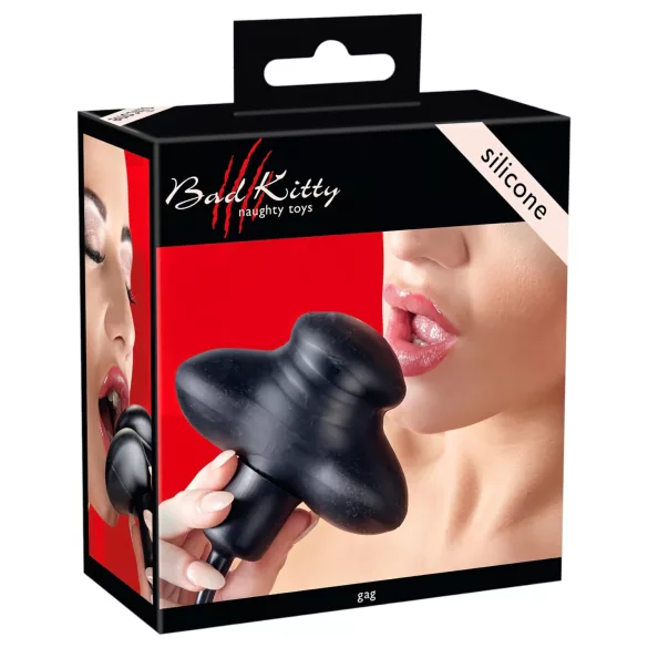 Bad Kitty - bâillon gonflable bouche - noir