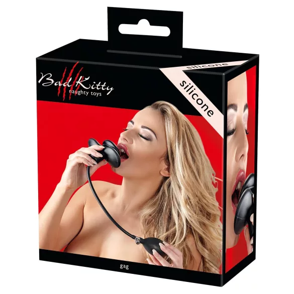 Bad Kitty - bâillon gonflable bouche - noir
