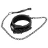 Bad Kitty - collier et laisse avec motif pierres précieuses - noir