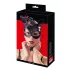 Bad Kitty - masque chat simili cuir strass - noir (S-L)