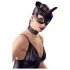 Bad Kitty - masque chat simili cuir strass - noir (S-L)