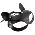 Bad Kitty - masque chat simili cuir strass - noir (S-L)