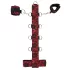 Bad Kitty - kit de fixation bras-nuque - bondage asiatique - rouge-noir
