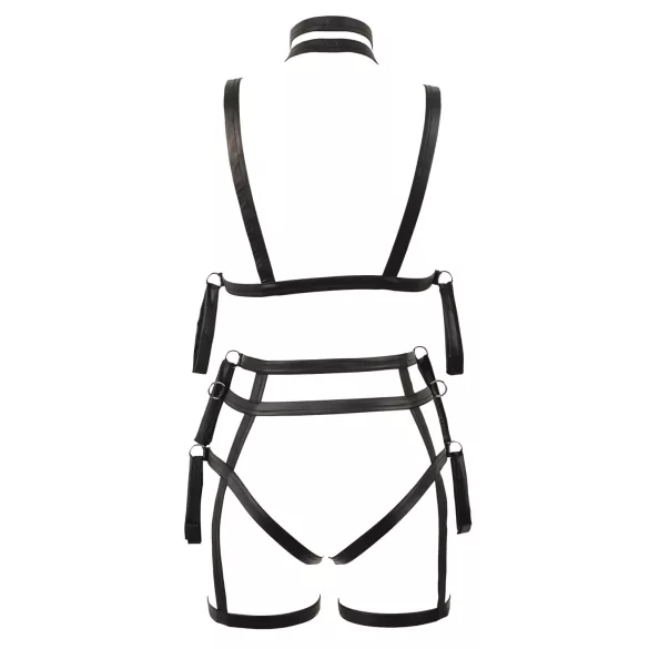 Bad Kitty - ensemble harnais et soutien-gorge bondage (noir)