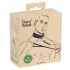 Vegan Fetish - collier à clous avec laisse - simili cuir noir