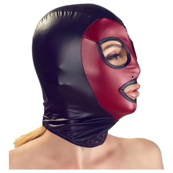 Bad Kitty - masque fellation brillant - rouge (S-L)
