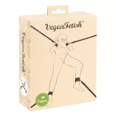 Vegan Fetish - kit de fixation lit - bondage noir