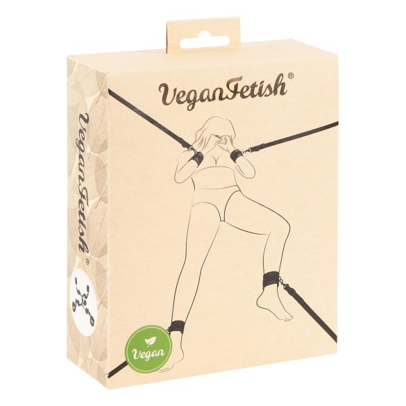 Vegan Fetish - kit de fixation lit - bondage noir