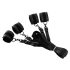 Vegan Fetish - kit de fixation lit - bondage noir