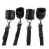 Vegan Fetish - kit de fixation lit - bondage noir