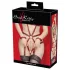 Bad Kitty - body harnais intégral - rouge - L/XL