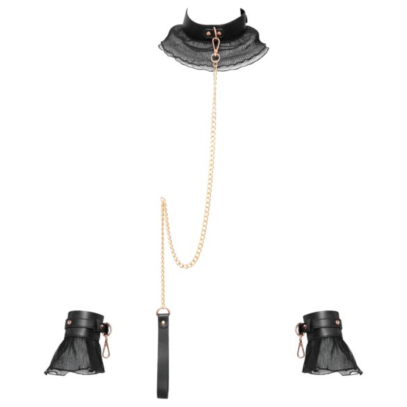 Bad Kitty - ensemble de liens froufrous (4 pièces) - noir