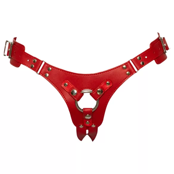 Bad Kitty - harnais pour gode-ceinture - réglable - rouge