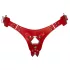 Bad Kitty - harnais pour gode-ceinture - réglable - rouge