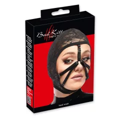Bad Kitty - masque facial en dentelle avec sangles (noir)