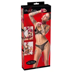 Bad Kitty - kit bondage 7 pièces - rouge