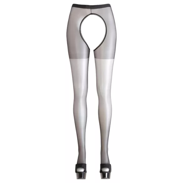 Cottelli - Bas jarretelles sexy - noir - L/XL