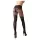 Cottelli - Collants ouverts à motifs (noir)