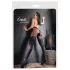 Cottelli - Collants ouverts à motifs (noir)