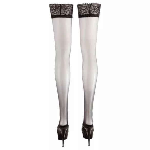 Cottelli - Bas autofixants satinés - noir